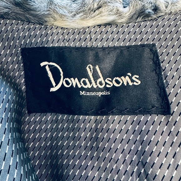 Donaldson’s of Minneapolis Vintage Full Length Gray Curly Goat Fur Coat - Picture 4 of 10
